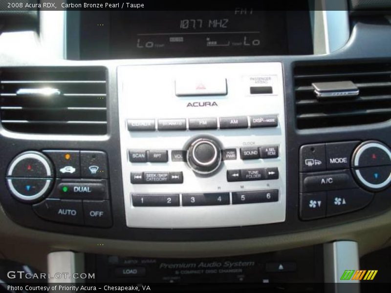 Carbon Bronze Pearl / Taupe 2008 Acura RDX