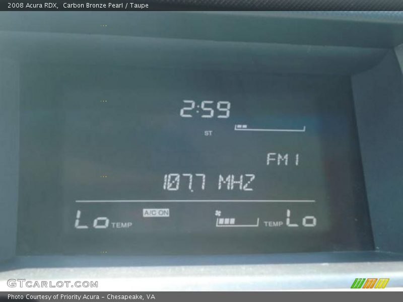 Carbon Bronze Pearl / Taupe 2008 Acura RDX