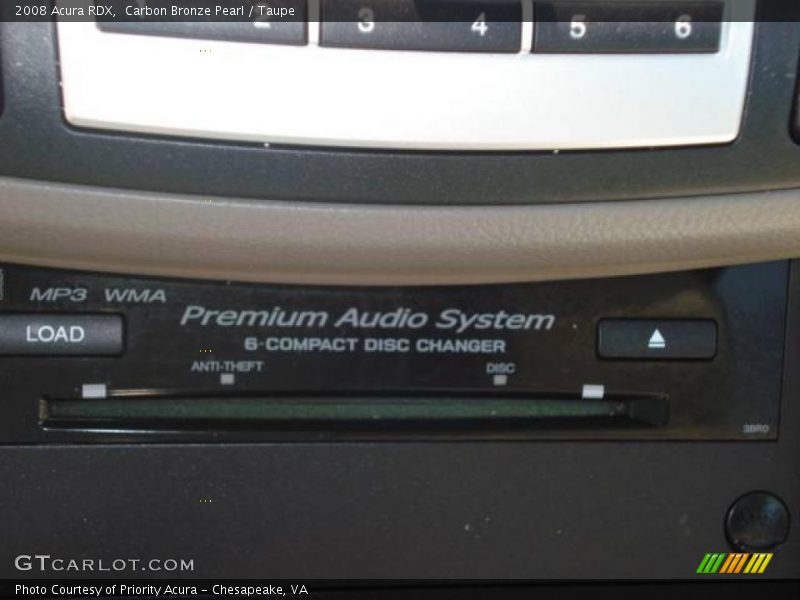 Carbon Bronze Pearl / Taupe 2008 Acura RDX