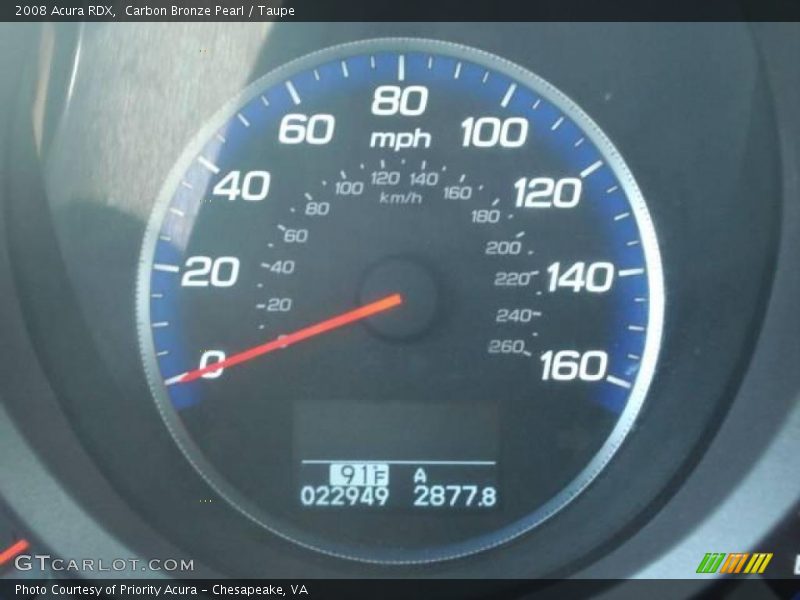 Carbon Bronze Pearl / Taupe 2008 Acura RDX