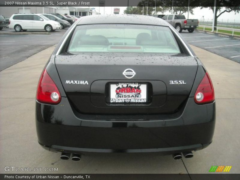 Super Black / Frost 2007 Nissan Maxima 3.5 SL