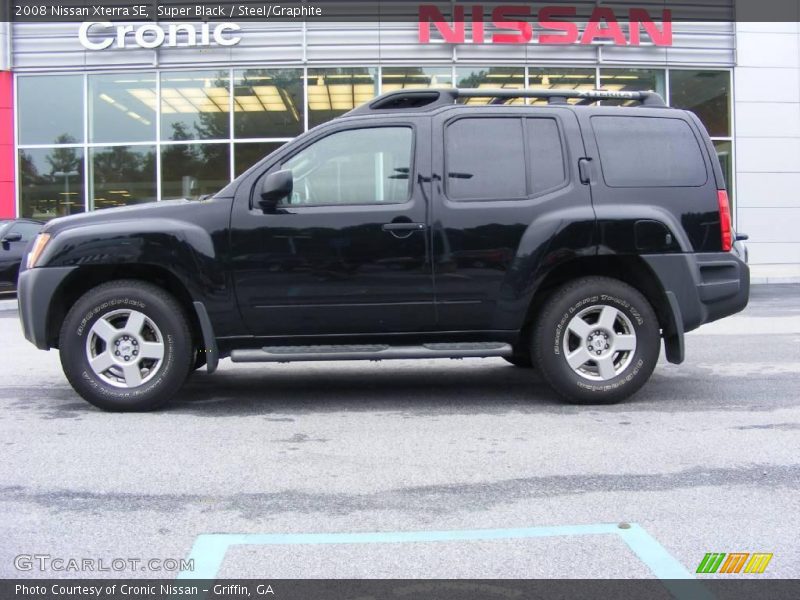 Super Black / Steel/Graphite 2008 Nissan Xterra SE