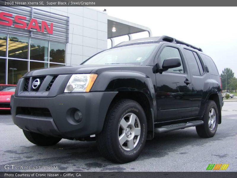 Super Black / Steel/Graphite 2008 Nissan Xterra SE