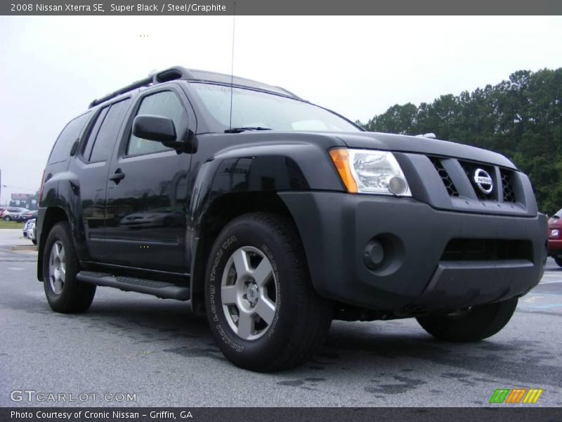Super Black / Steel/Graphite 2008 Nissan Xterra SE