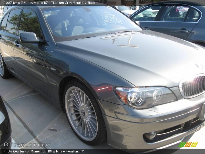 Titanium Grey Metallic / Black 2007 BMW 7 Series Alpina B7