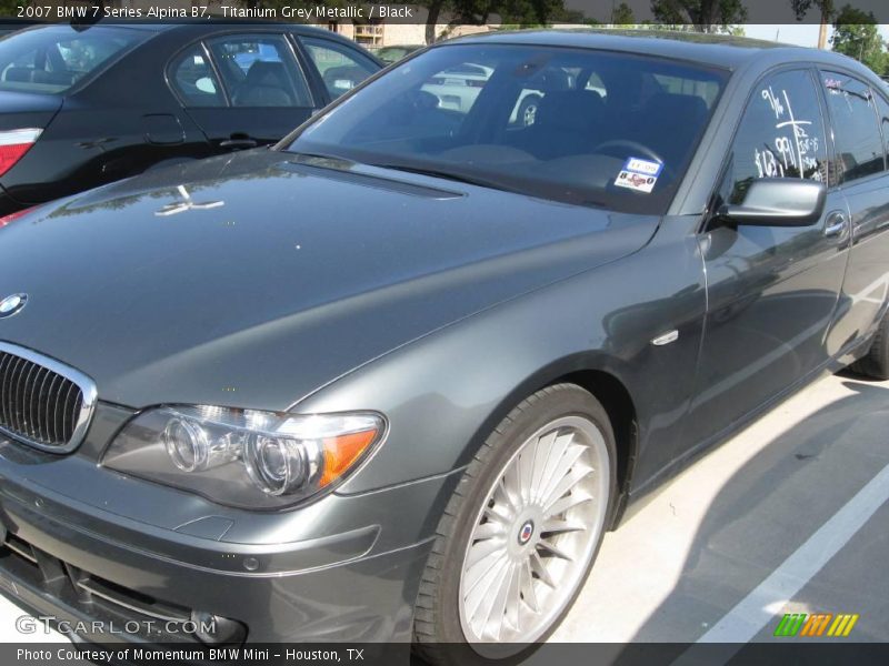 Titanium Grey Metallic / Black 2007 BMW 7 Series Alpina B7