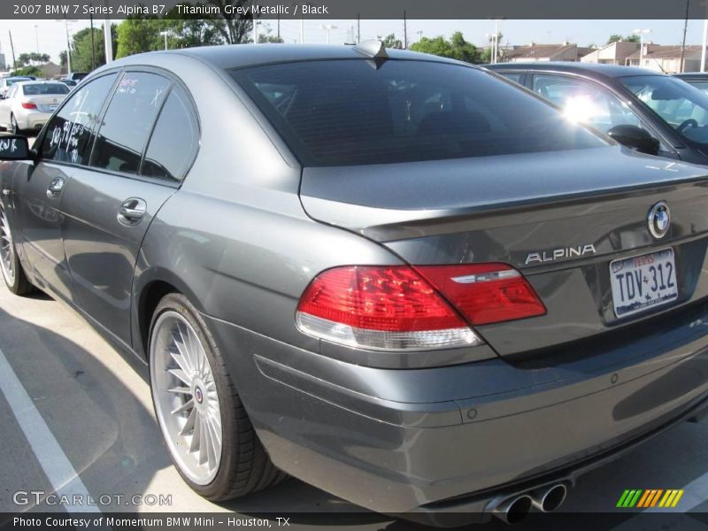 Titanium Grey Metallic / Black 2007 BMW 7 Series Alpina B7