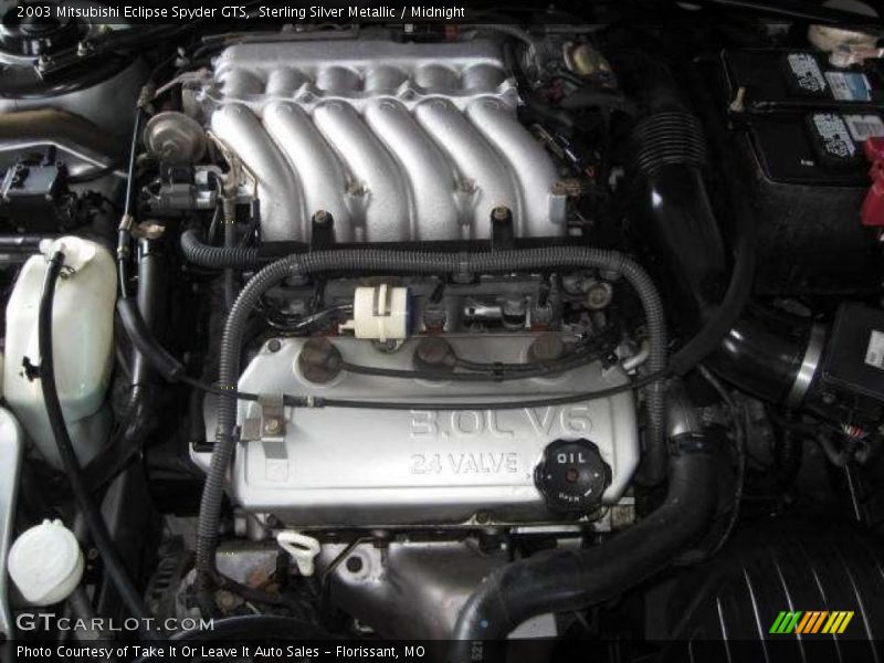 Sterling Silver Metallic / Midnight 2003 Mitsubishi Eclipse Spyder GTS