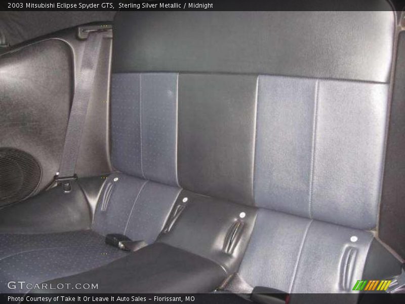 Sterling Silver Metallic / Midnight 2003 Mitsubishi Eclipse Spyder GTS