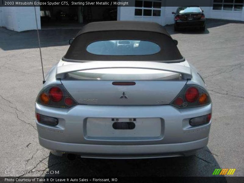 Sterling Silver Metallic / Midnight 2003 Mitsubishi Eclipse Spyder GTS