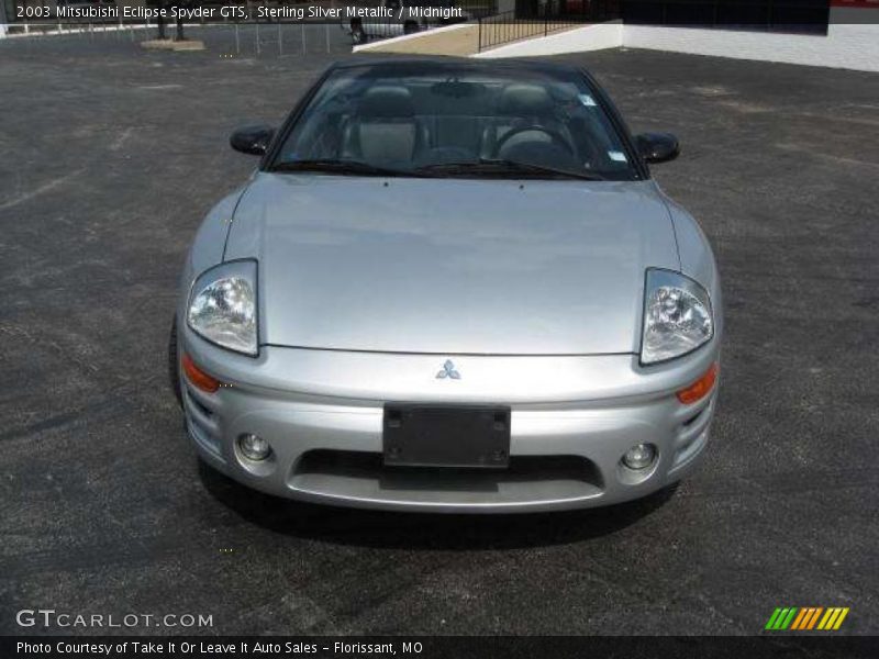 Sterling Silver Metallic / Midnight 2003 Mitsubishi Eclipse Spyder GTS