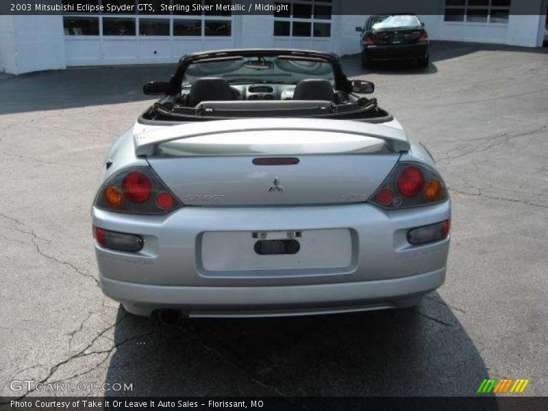 Sterling Silver Metallic / Midnight 2003 Mitsubishi Eclipse Spyder GTS