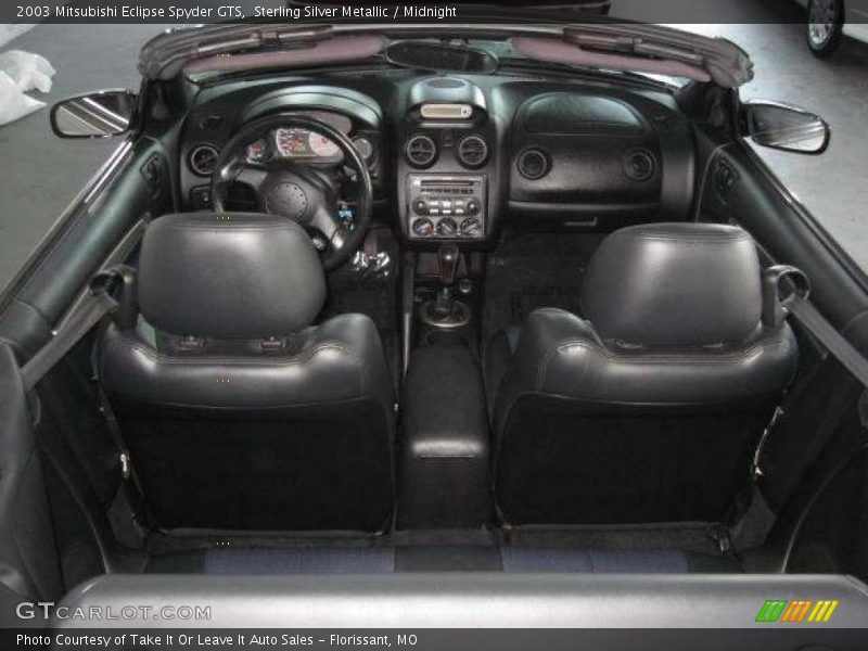 Sterling Silver Metallic / Midnight 2003 Mitsubishi Eclipse Spyder GTS