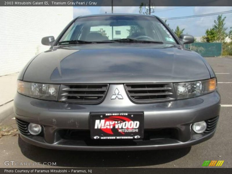 Titanium Gray Pearl / Gray 2003 Mitsubishi Galant ES