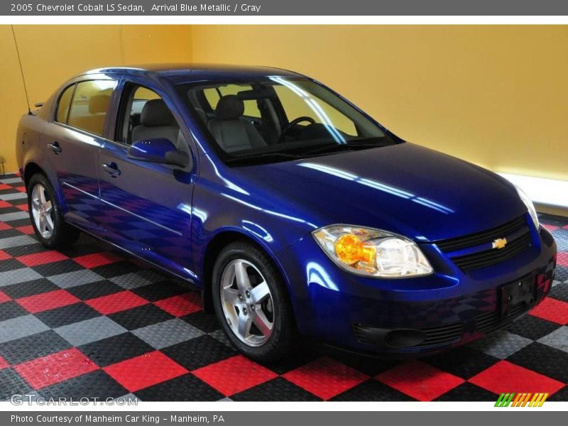 Arrival Blue Metallic / Gray 2005 Chevrolet Cobalt LS Sedan