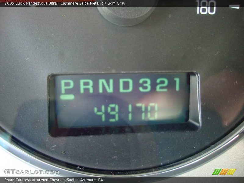 Cashmere Beige Metallic / Light Gray 2005 Buick Rendezvous Ultra