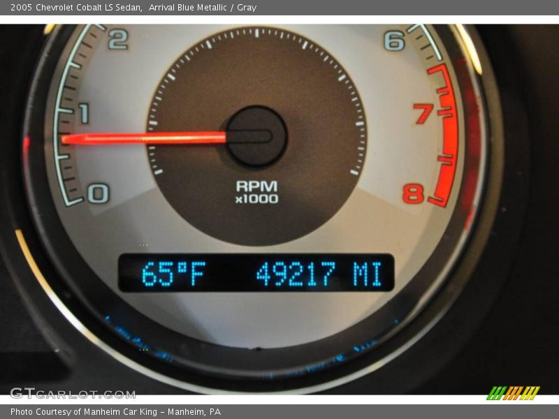 Arrival Blue Metallic / Gray 2005 Chevrolet Cobalt LS Sedan