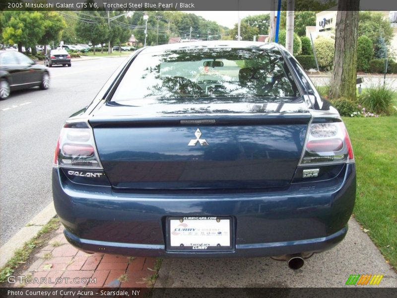 Torched Steel Blue Pearl / Black 2005 Mitsubishi Galant GTS V6