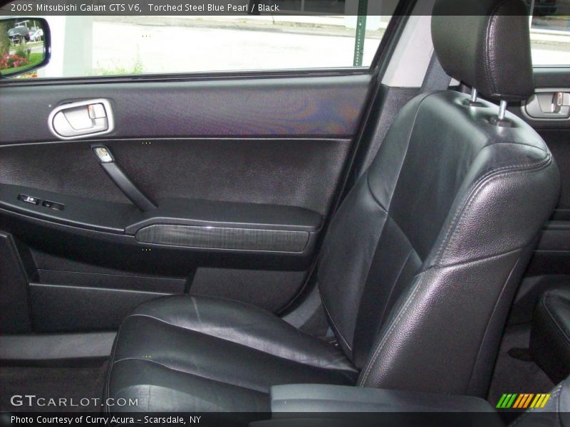 Torched Steel Blue Pearl / Black 2005 Mitsubishi Galant GTS V6