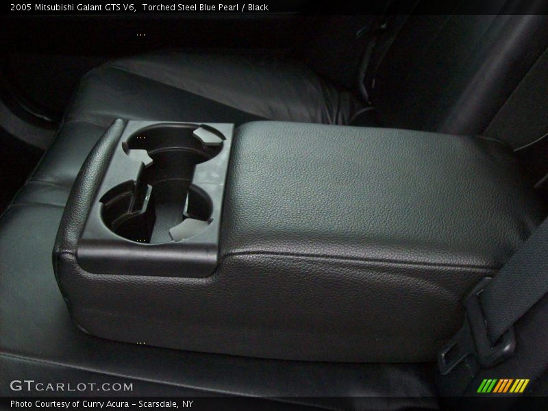 Torched Steel Blue Pearl / Black 2005 Mitsubishi Galant GTS V6