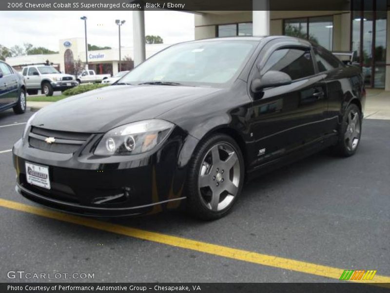 Black / Ebony 2006 Chevrolet Cobalt SS Supercharged Coupe