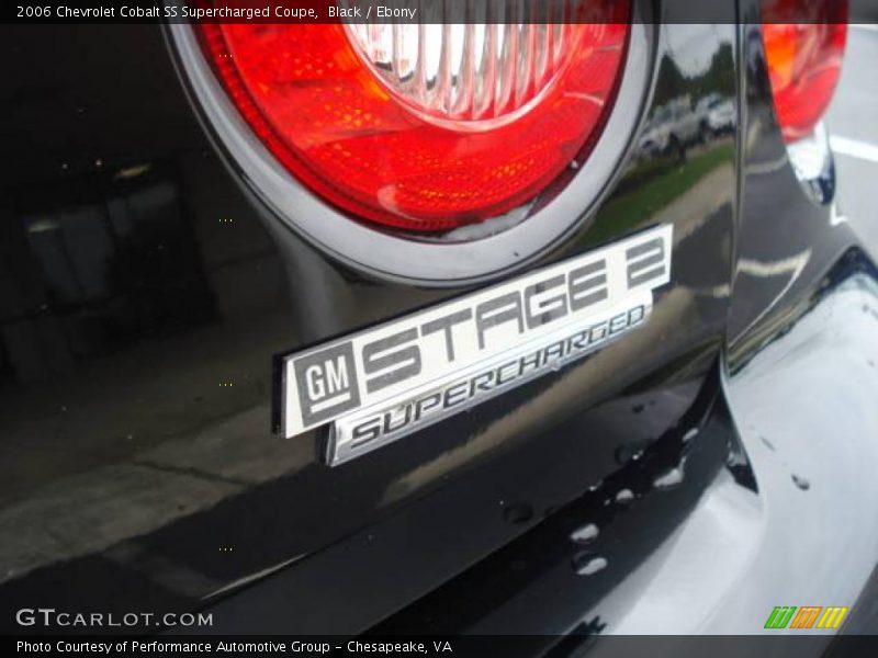 Black / Ebony 2006 Chevrolet Cobalt SS Supercharged Coupe