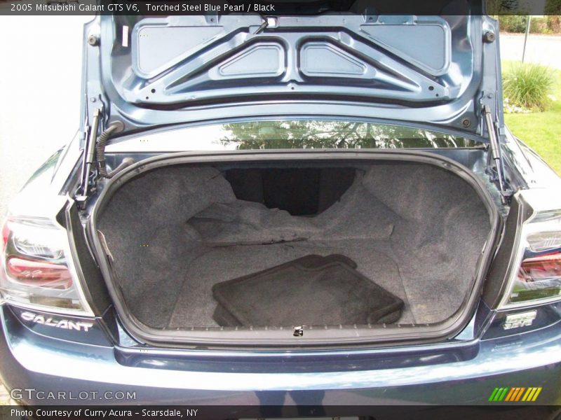 Torched Steel Blue Pearl / Black 2005 Mitsubishi Galant GTS V6