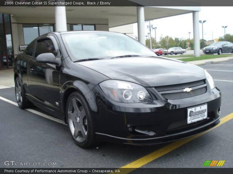 Black / Ebony 2006 Chevrolet Cobalt SS Supercharged Coupe