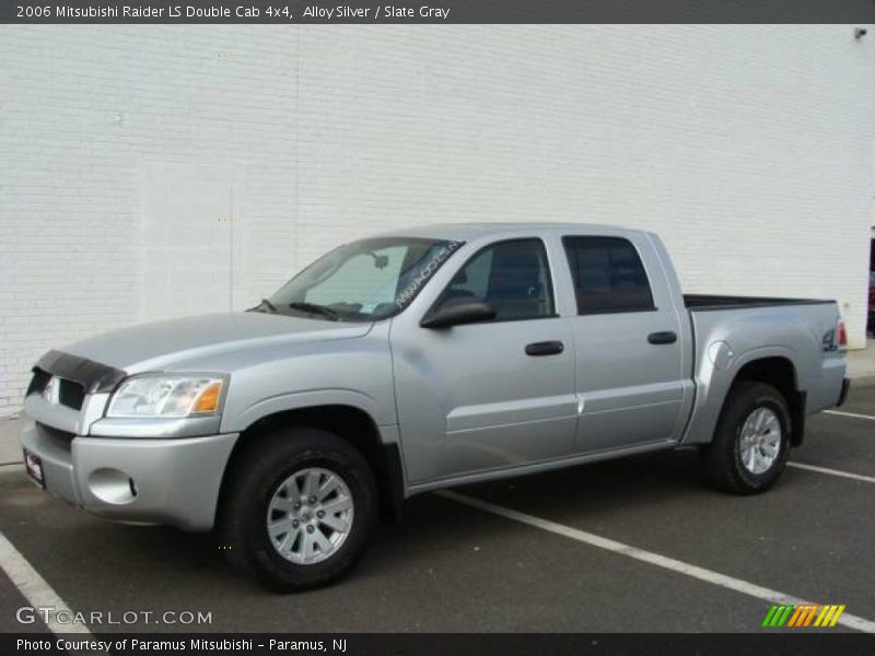 Alloy Silver / Slate Gray 2006 Mitsubishi Raider LS Double Cab 4x4