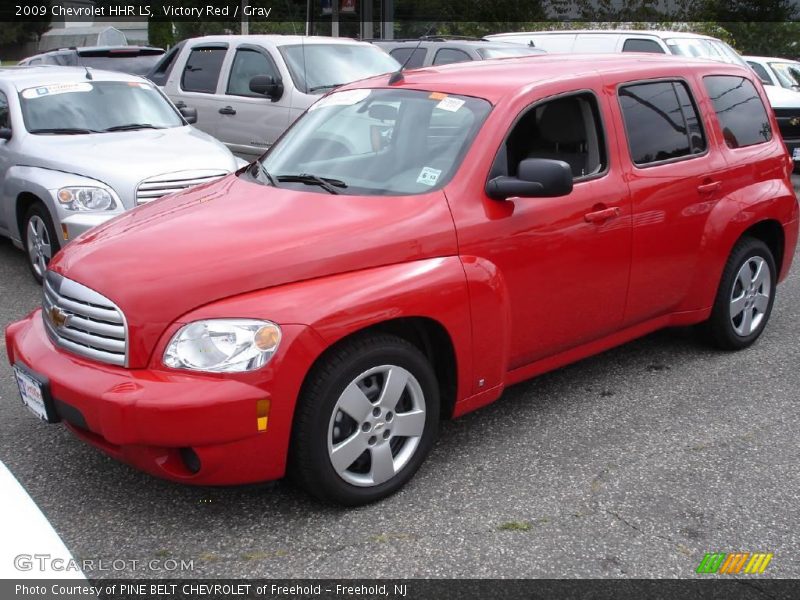 Victory Red / Gray 2009 Chevrolet HHR LS