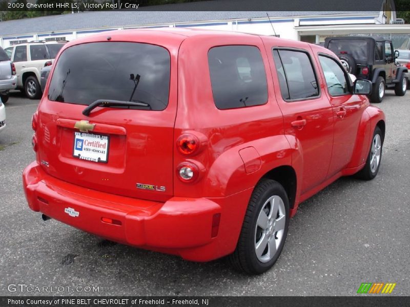 Victory Red / Gray 2009 Chevrolet HHR LS