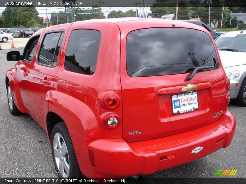 Victory Red / Gray 2009 Chevrolet HHR LS