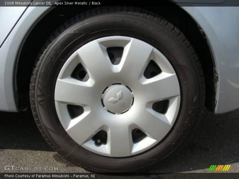 Apex Silver Metallic / Black 2008 Mitsubishi Lancer DE