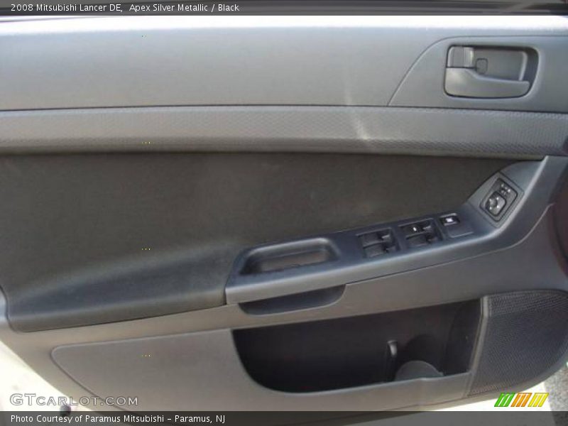 Apex Silver Metallic / Black 2008 Mitsubishi Lancer DE