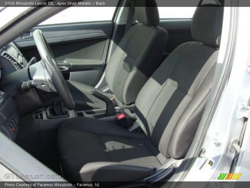 Apex Silver Metallic / Black 2008 Mitsubishi Lancer DE