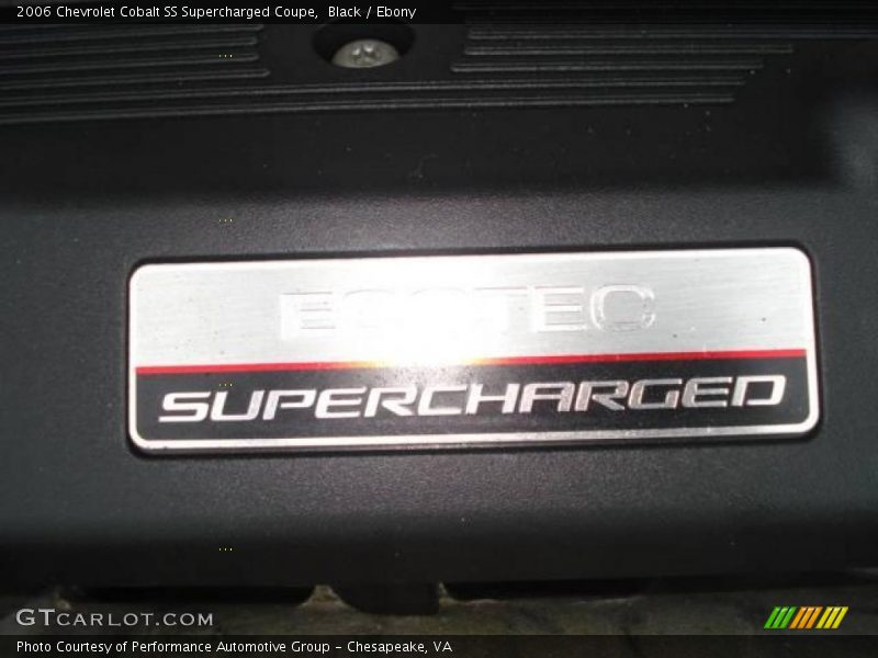 Black / Ebony 2006 Chevrolet Cobalt SS Supercharged Coupe