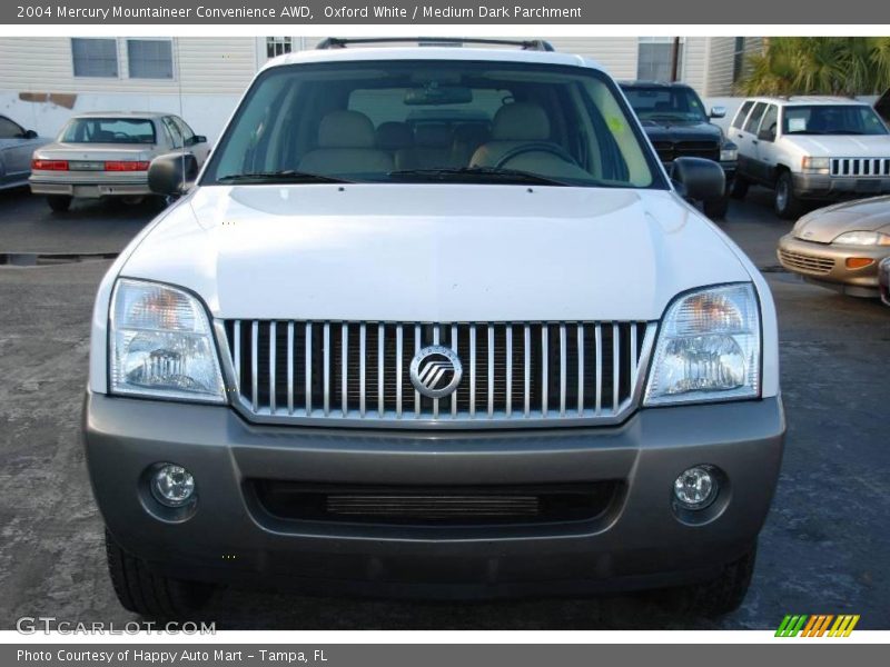 Oxford White / Medium Dark Parchment 2004 Mercury Mountaineer Convenience AWD