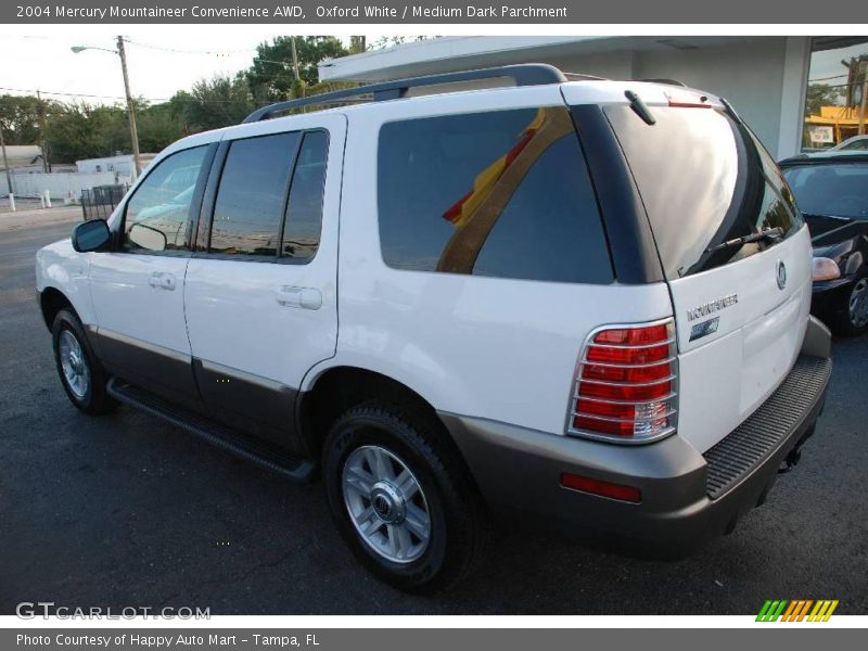Oxford White / Medium Dark Parchment 2004 Mercury Mountaineer Convenience AWD