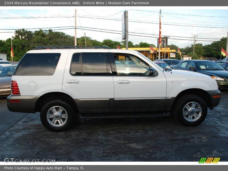 Oxford White / Medium Dark Parchment 2004 Mercury Mountaineer Convenience AWD