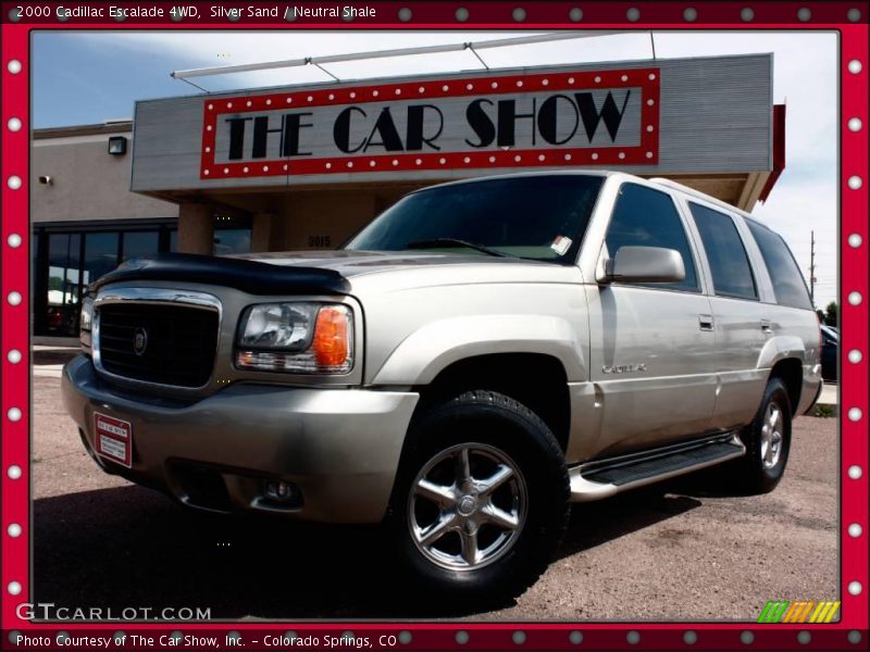 Silver Sand / Neutral Shale 2000 Cadillac Escalade 4WD