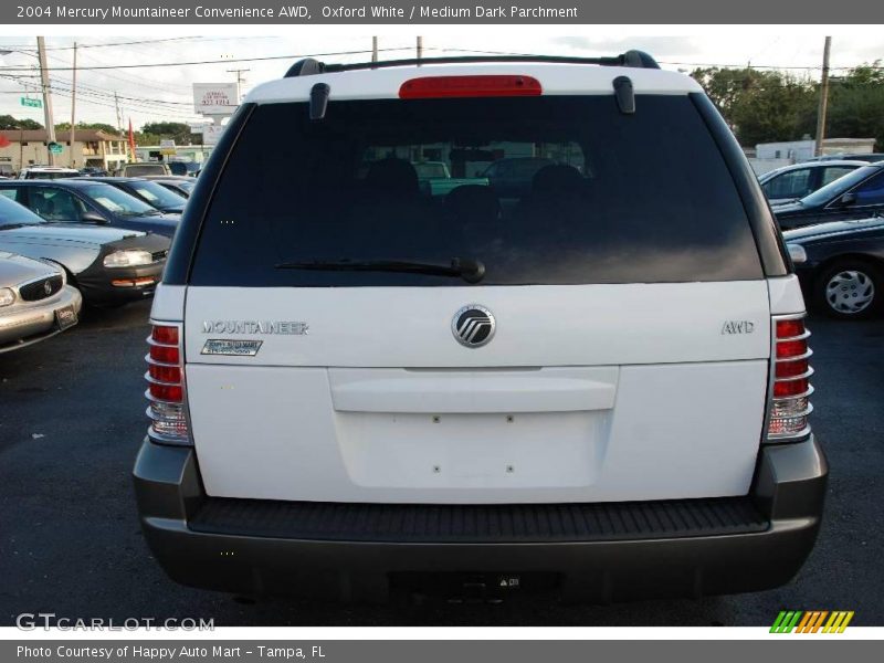 Oxford White / Medium Dark Parchment 2004 Mercury Mountaineer Convenience AWD