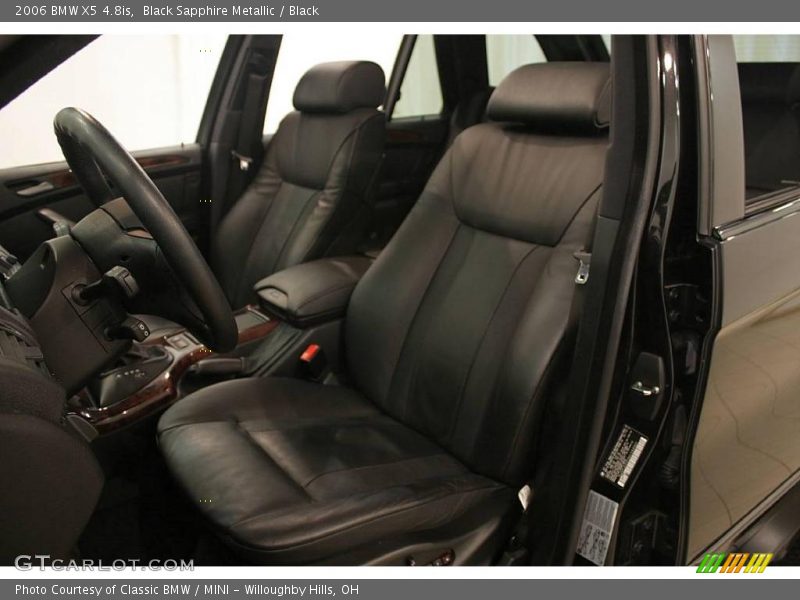Black Sapphire Metallic / Black 2006 BMW X5 4.8is