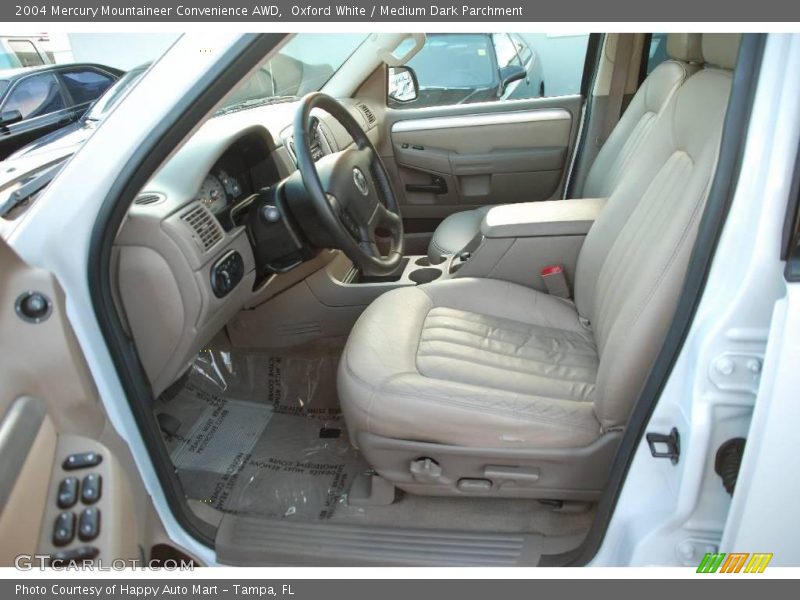Oxford White / Medium Dark Parchment 2004 Mercury Mountaineer Convenience AWD