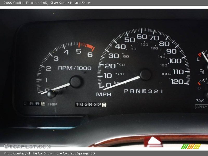 Silver Sand / Neutral Shale 2000 Cadillac Escalade 4WD