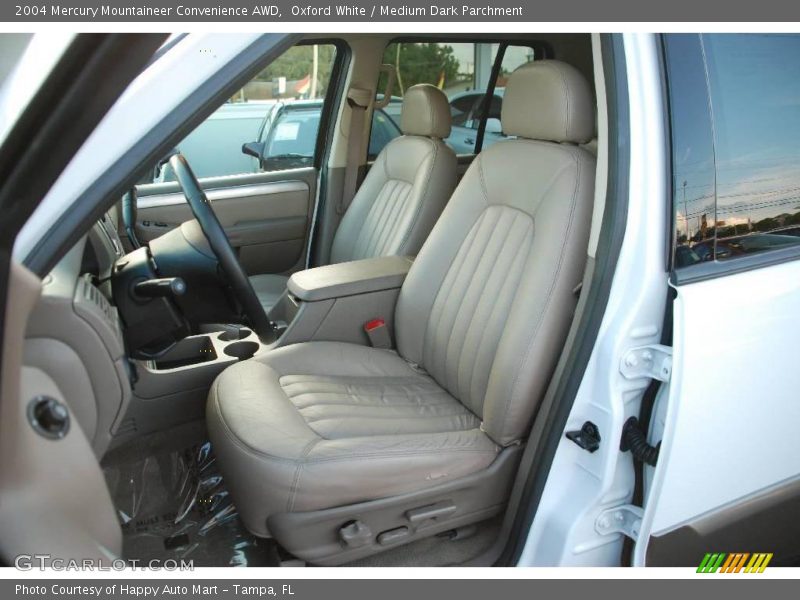 Oxford White / Medium Dark Parchment 2004 Mercury Mountaineer Convenience AWD