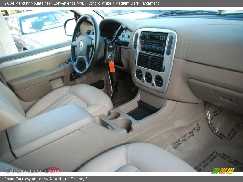 Oxford White / Medium Dark Parchment 2004 Mercury Mountaineer Convenience AWD