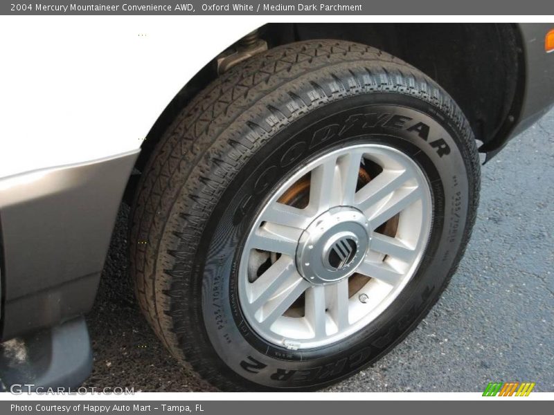 Oxford White / Medium Dark Parchment 2004 Mercury Mountaineer Convenience AWD
