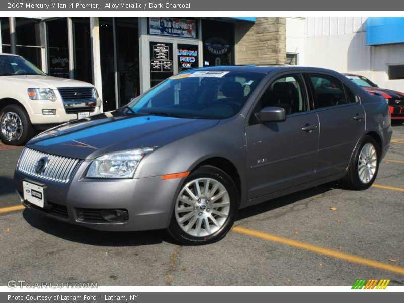 Alloy Metallic / Dark Charcoal 2007 Mercury Milan I4 Premier