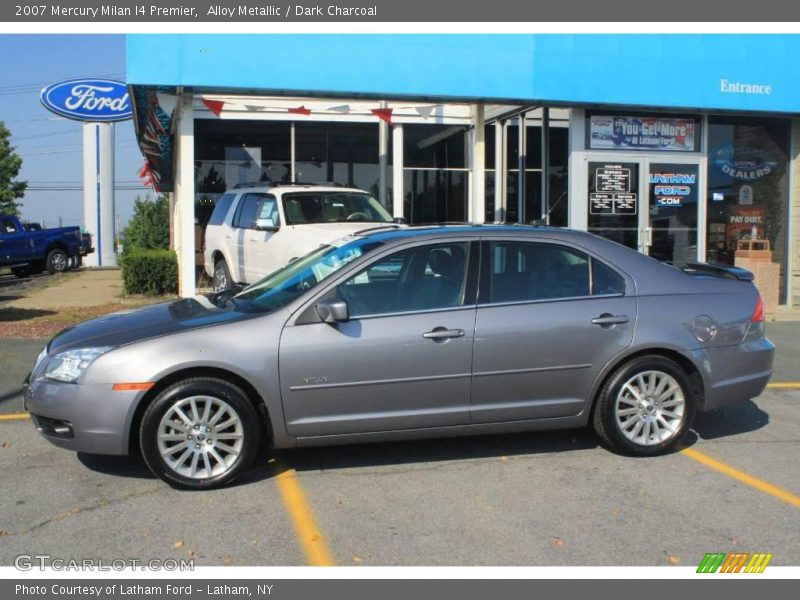 Alloy Metallic / Dark Charcoal 2007 Mercury Milan I4 Premier
