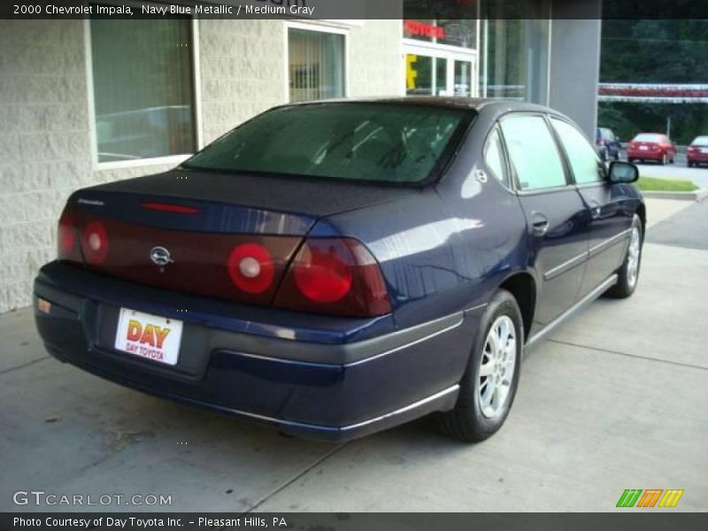 Navy Blue Metallic / Medium Gray 2000 Chevrolet Impala
